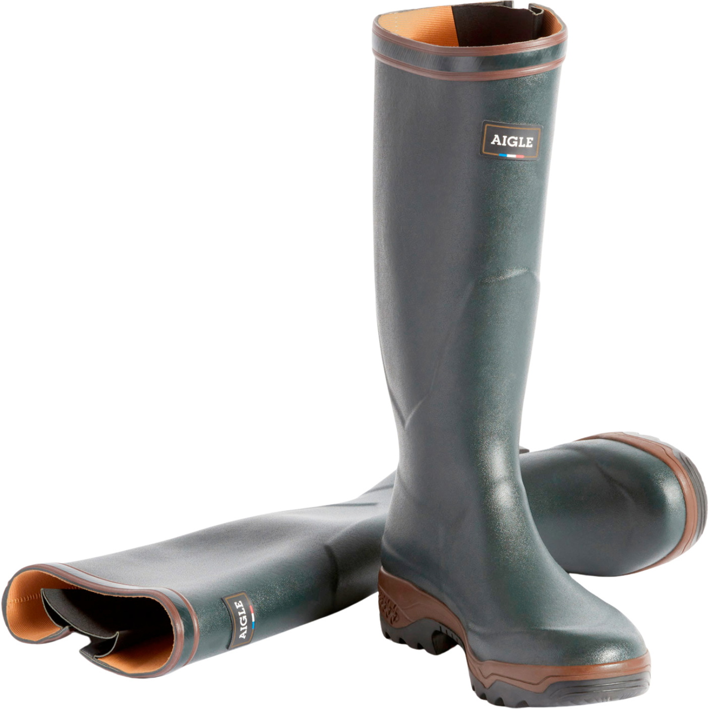 Aigle Mens Boots Parcours 2 ISO Vario Anti-Fatigue Hunting Bronze